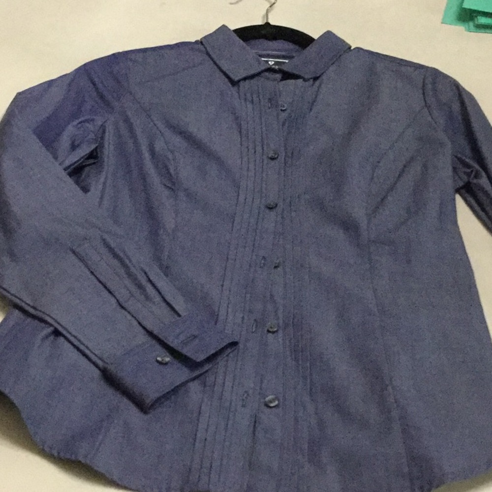 Express button down skirt